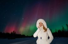 Santa Claus and Northern Lights experience with photographer