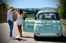 Tuscany e-car excursion with wine tour from Florence