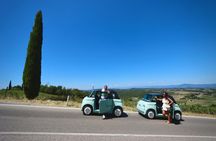 Tuscany e-car excursion with wine tour from Florence