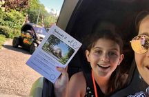 Drive-it-yourself electric car with tulip and flower fields audio tour