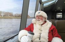 Christmas lights tour by bus and boat in London