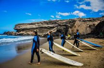 Surfing lessons in the south of Fuerteventura without transfers