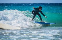 Surfing lessons in the south of Fuerteventura without transfers