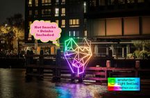 Amsterdam Light Festival cruise with hot snacks and drinks