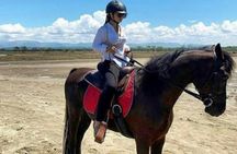 Guided horseback ride in Durrës countryside and beaches