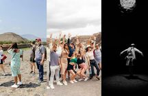 Teotihuacan experience with pyramids and pre-Hispanic cave visit