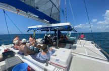 Zanzibar catamaran and snorkelling tour to Mnemba Marine Park