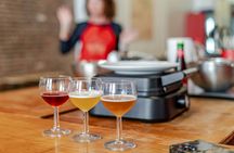 Belgian waffle making workshop and beer tasting in Brussels