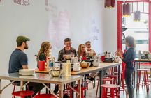 Belgian waffle making workshop and beer tasting in Brussels