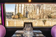 Paris by night panoramic bus tour with dinner from Champs-Elysées