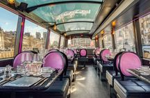 Paris by night panoramic bus tour with dinner from Champs-Elysées