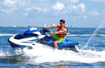 Wave runner adventure in Puerto Maya