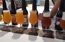 Mykonos Town walking tour and brewery visit with tasting