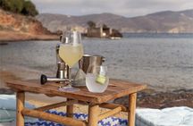 Greek cocktails on a secluded beach