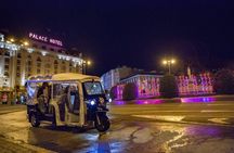 Madrid Christmas lights tour by private Eco Tuk Tuk