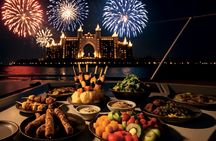New Year’s Eve luxury yacht with fireworks view and BBQ dinner