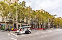 1-hour express tour of Barcelona in a private electric tuk-tuk