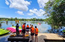 Half-day Klong Root kayak experience with pineapple farm tour
