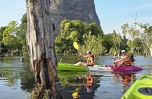 Klong Root kayak, eco printing, rubber tapping and pineapple farm tour