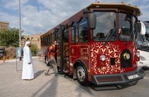 Guided heritage trolley tour of old Dubai cultural landmarks