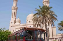 Story of Dubai tour via traditional trolley with traditional dinner