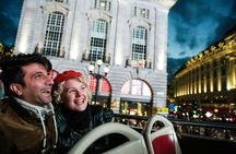 Panoramic bus tour of London's Christmas lights