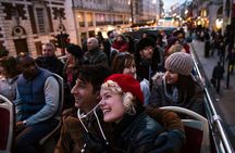 Panoramic bus tour of London's Christmas lights