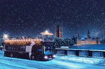 Panoramic bus tour of London's Christmas lights