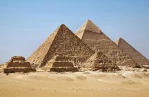 The New Grand Museum and Giza Pyramids with flights from Luxor
