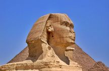 The New Grand Museum and Giza Pyramids with flights from Luxor