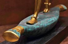 New Grand Egyptian Museum and Giza Pyramids from Marsa Alam by Plane