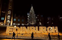 Christmas lights tour on a vintage bus in Edinburgh