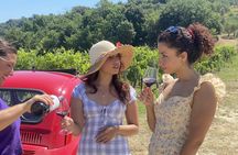 Tuscany wine tour by iconic Italian vintage car