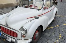 Prague tour in an authentic vintage car with a driver