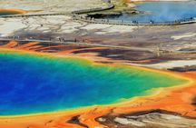 Self-guided audio walking tour to Grand Prismatic Overlook