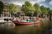 Canal cruise on a wooden refugee boat
