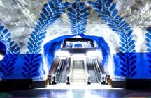 Stockholm subway system art and photo gallery tour