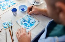 Traditional Dutch Blue tile painting workshop