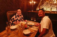 Candlelit wine tasting experience in an ancient Roman cave