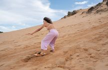 Sunset sandboarding adventure from Agadir with BBQ dinner