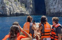 Speedboat trip to Bristan and Dafina with Haxhi Ali cave visit