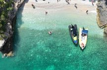Speedboat trip to Bristan and Dafina with Haxhi Ali cave visit