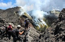 Guided Etna summit crater trek with cable car and 4×4