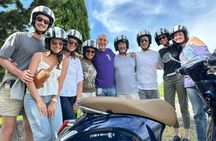 Iconic Italian scooter tour with lunch and wine from Florence