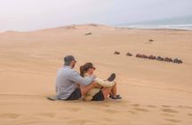Sunset sandboarding in Agadir desert with Dinner