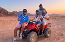 Quad bike morning tour with camel ride and tea in Hurghada