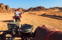 Quad bike ride in Hurghada desert with Bedouin tea tasting