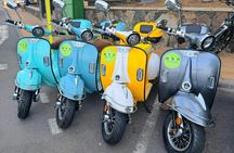 Vintage style electric scooter rental