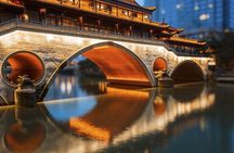 Chengdu private evening tour with hot pot dinner