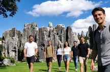 Kunming Stone Forest Wonders and Jiuxiang Cave with boat adventure